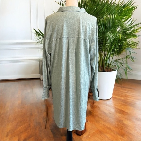 FP Beach Free People Oversized Button Down Tunic Shirt - Small - Picture 3 of 12